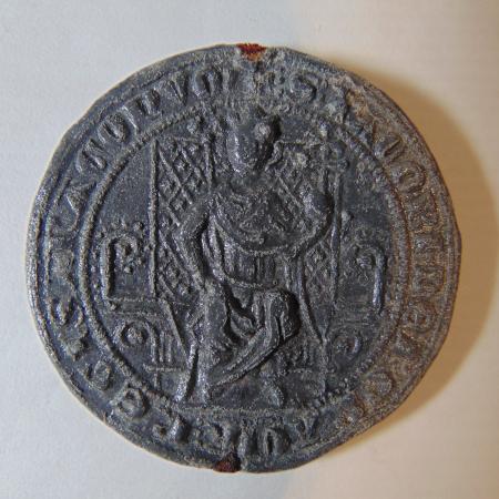 Adverso bula plomo Jaime II de Aragón