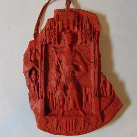 Anverso. Juan I, rey de Aragón