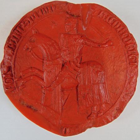 Sello menor Jaime II ACA 34 adverso