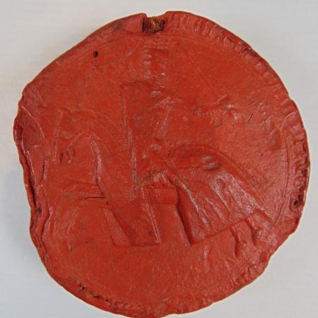 Sello menor Jaime II ACA 39 adverso