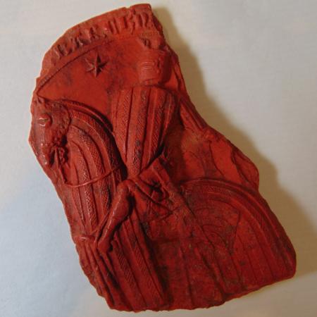 Sello mayor Jaime II ACA 53 reverso