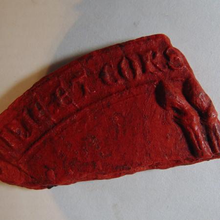 Sello mayor Jaime II ACA 56 reverso