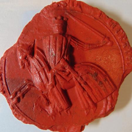 Sello menor Jaime II ACA 63 adverso