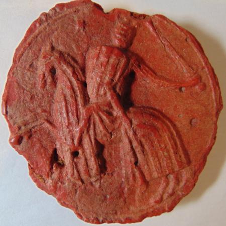 Sello menor Jaime II ACA 73 adverso